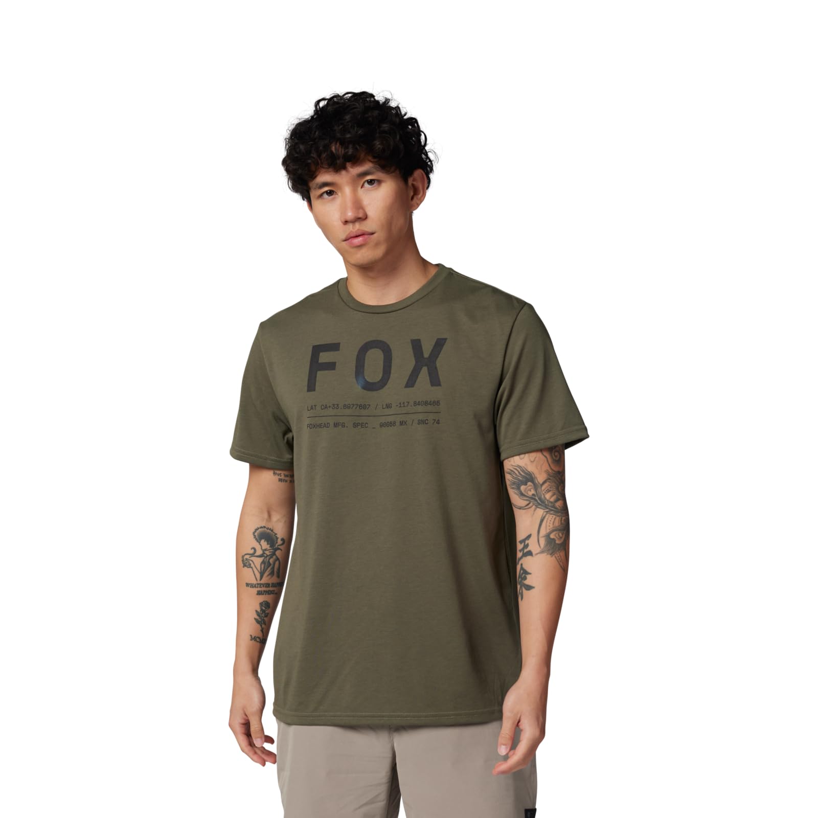 Fox Racing Herren Standard Non Stop SS Tech Tee, Olivgrün, L von Fox Racing