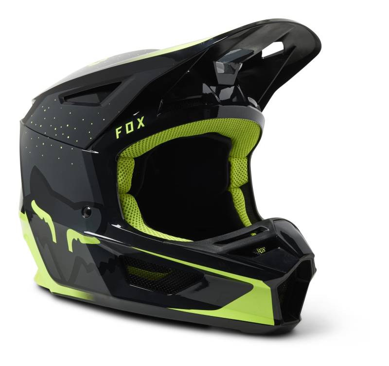 Fox Racing - Helm V2 Vizen,Gelb,XS von Fox Racing