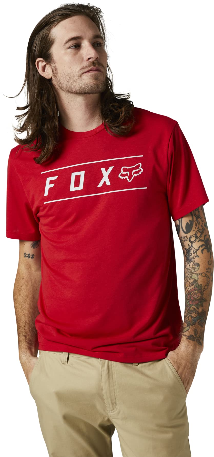 Fox Racing Pinnacle Ss Tech Tee Flame Red von Fox Racing