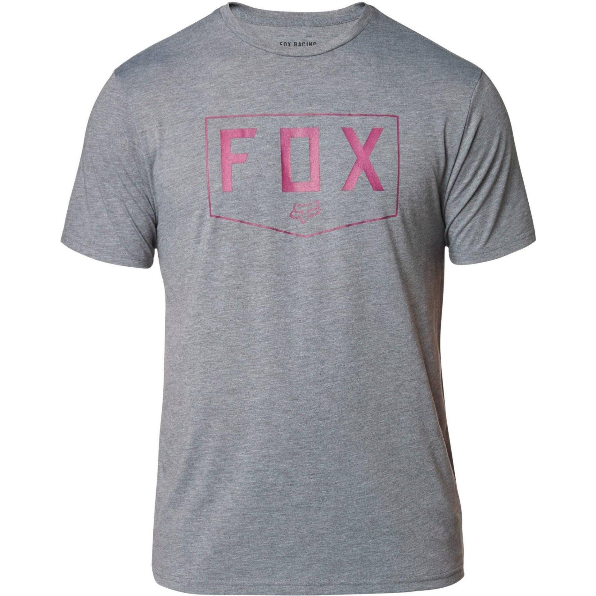 Fox Shield Ss Tech Tee Heather Graphite von Fox Racing