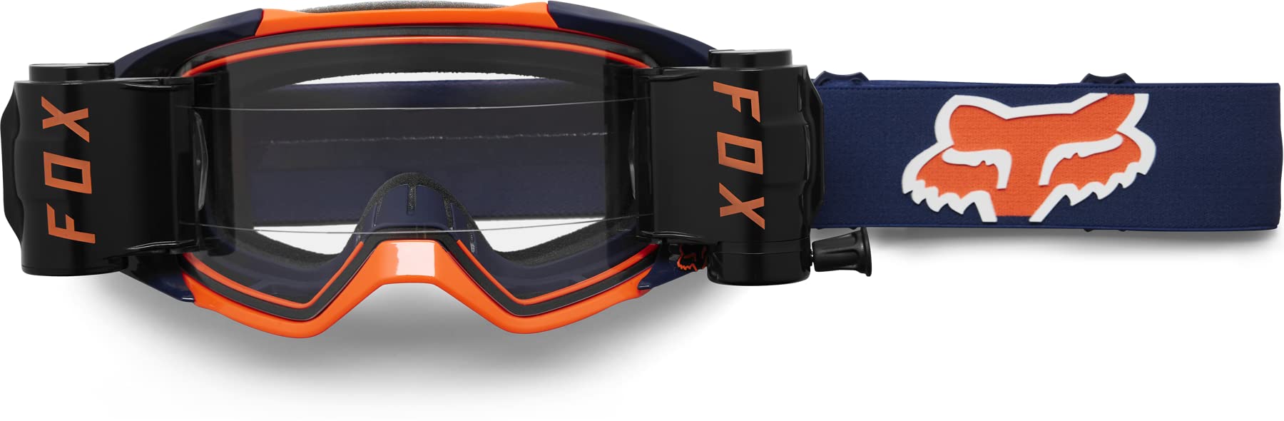 Fox Vue Stray - Roll Off Goggle Navy/Orange von Fox Racing