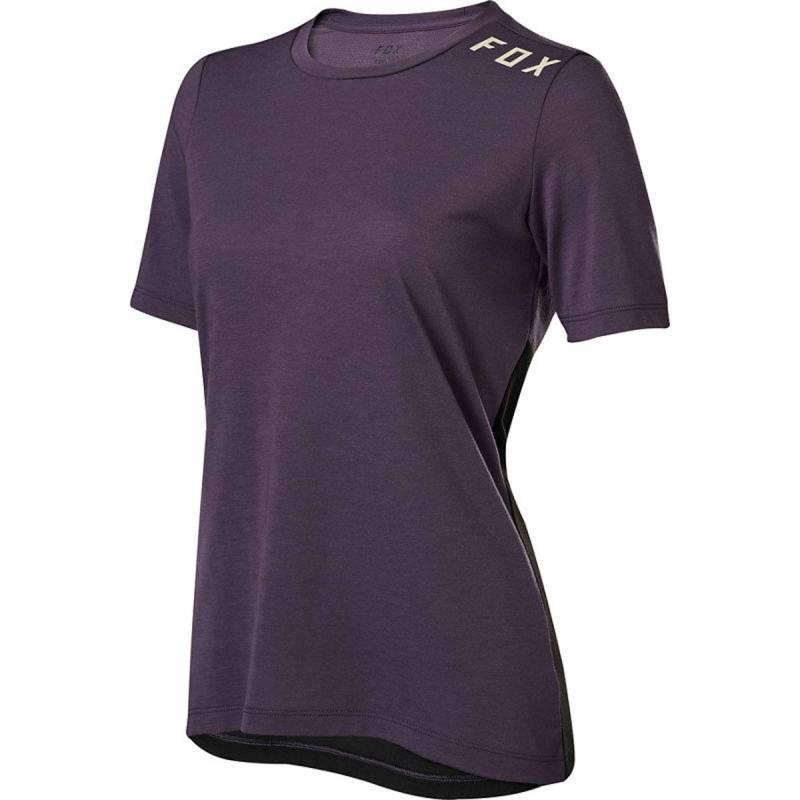 Fox Wmns Ranger Dr Ss Jrsy Dark Purple von Fox Racing