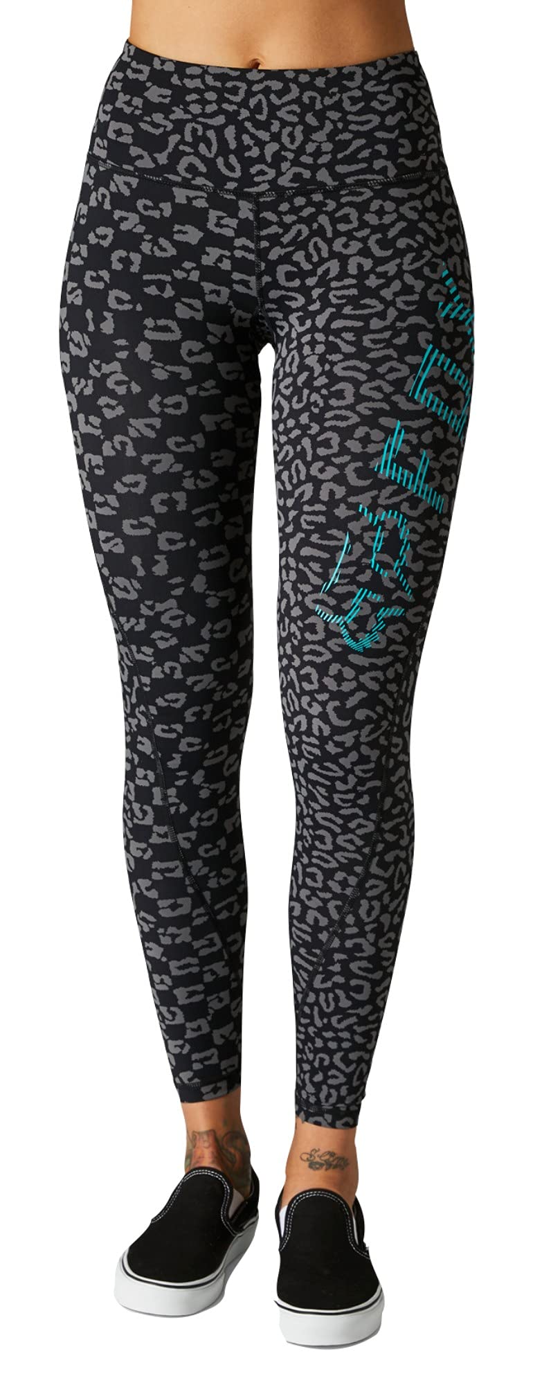 Fox Womens Aop Detour Leggings Black XS von Fox Racing