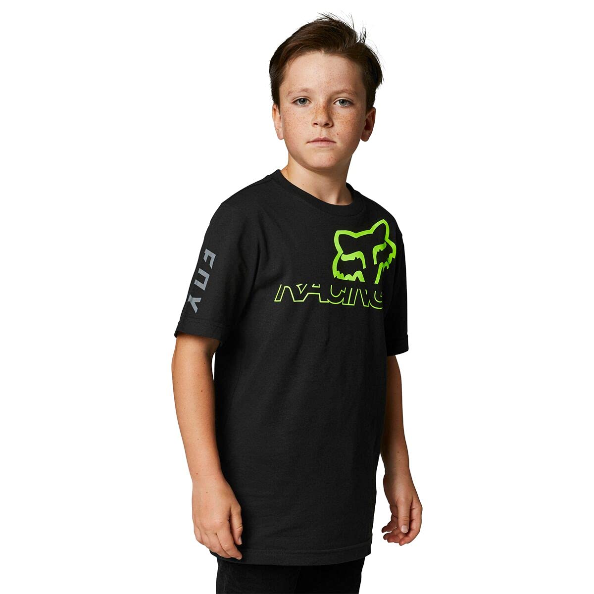 Fox Youth Skew Basic Tee Black YXL, 28464-001, Schwarz, XL von Fox Racing