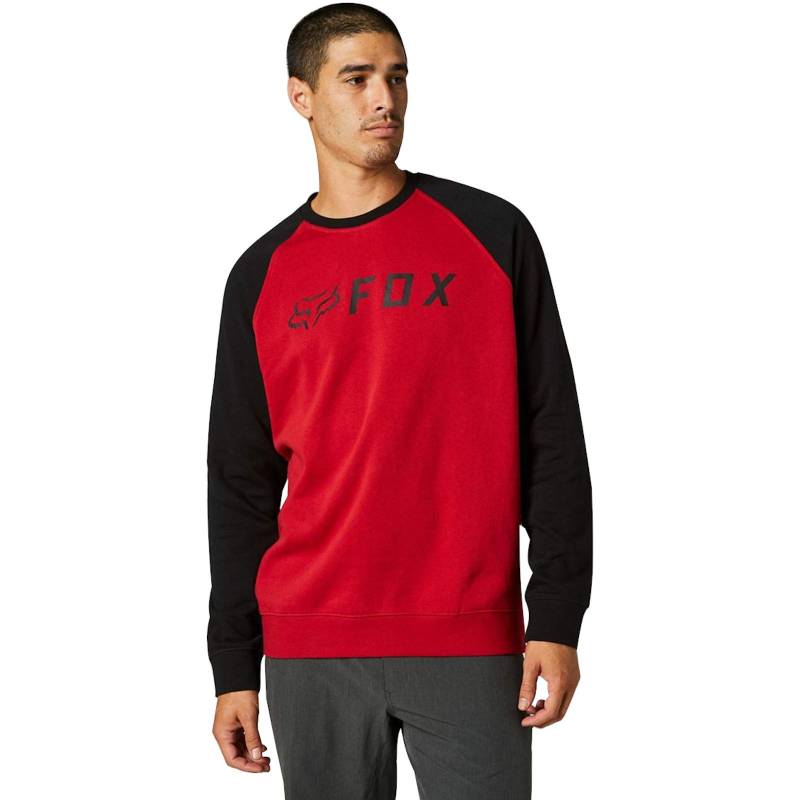 Apex Crew Fleece Black/Red von Fox Racing