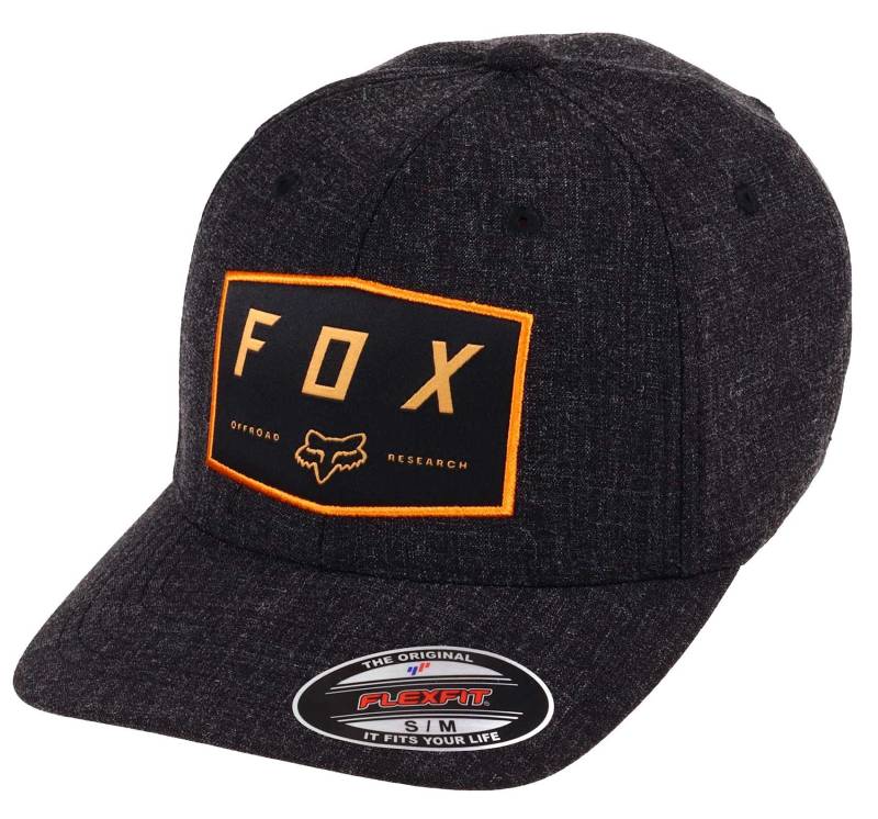 Badge Flexfit Hat Black S/M von Fox Racing