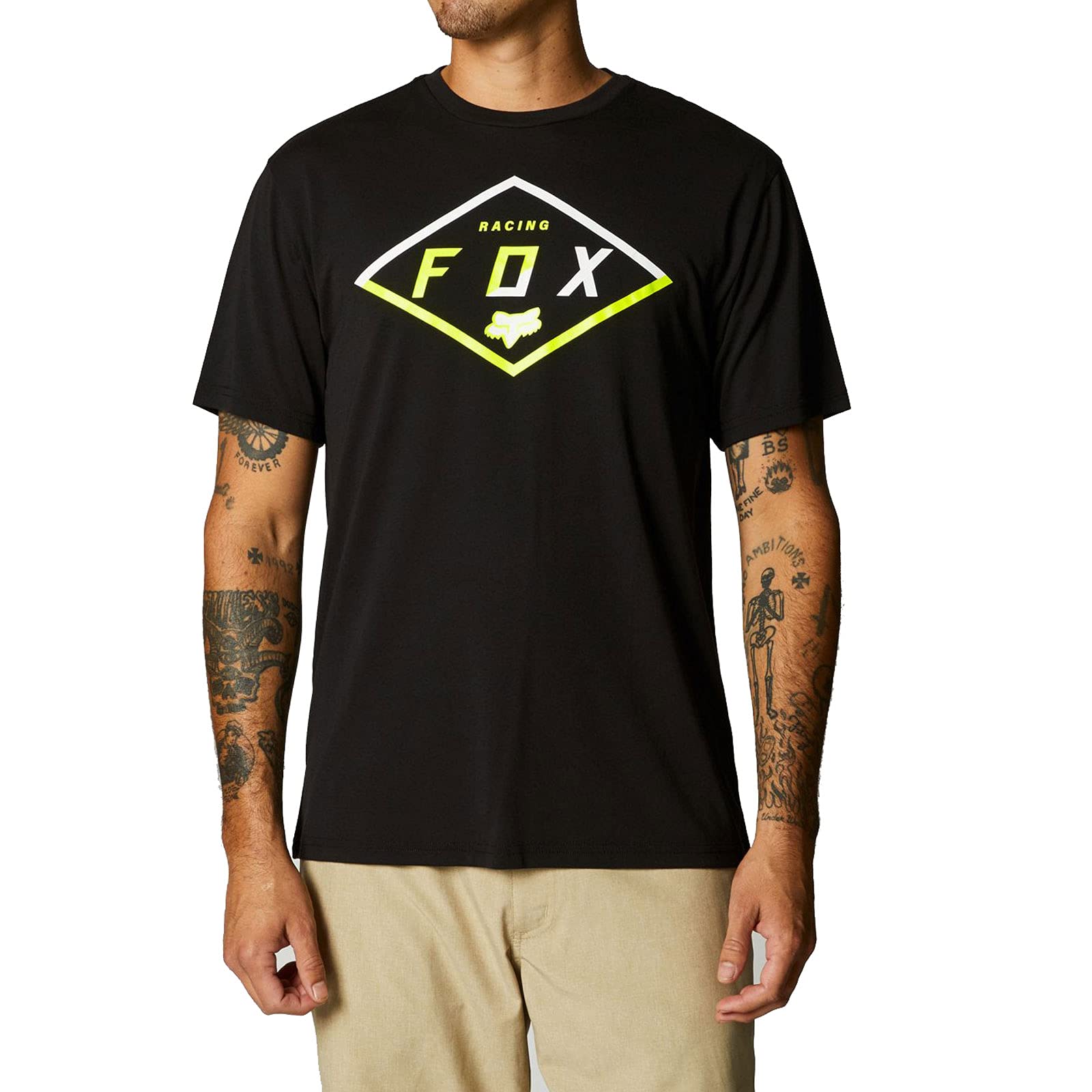 Badge Ss Tech Tee Black von Fox