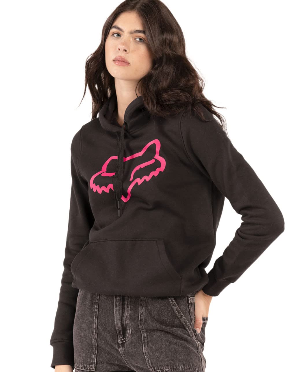 Boundary Pullover Fleece Black/Pink von Fox Racing