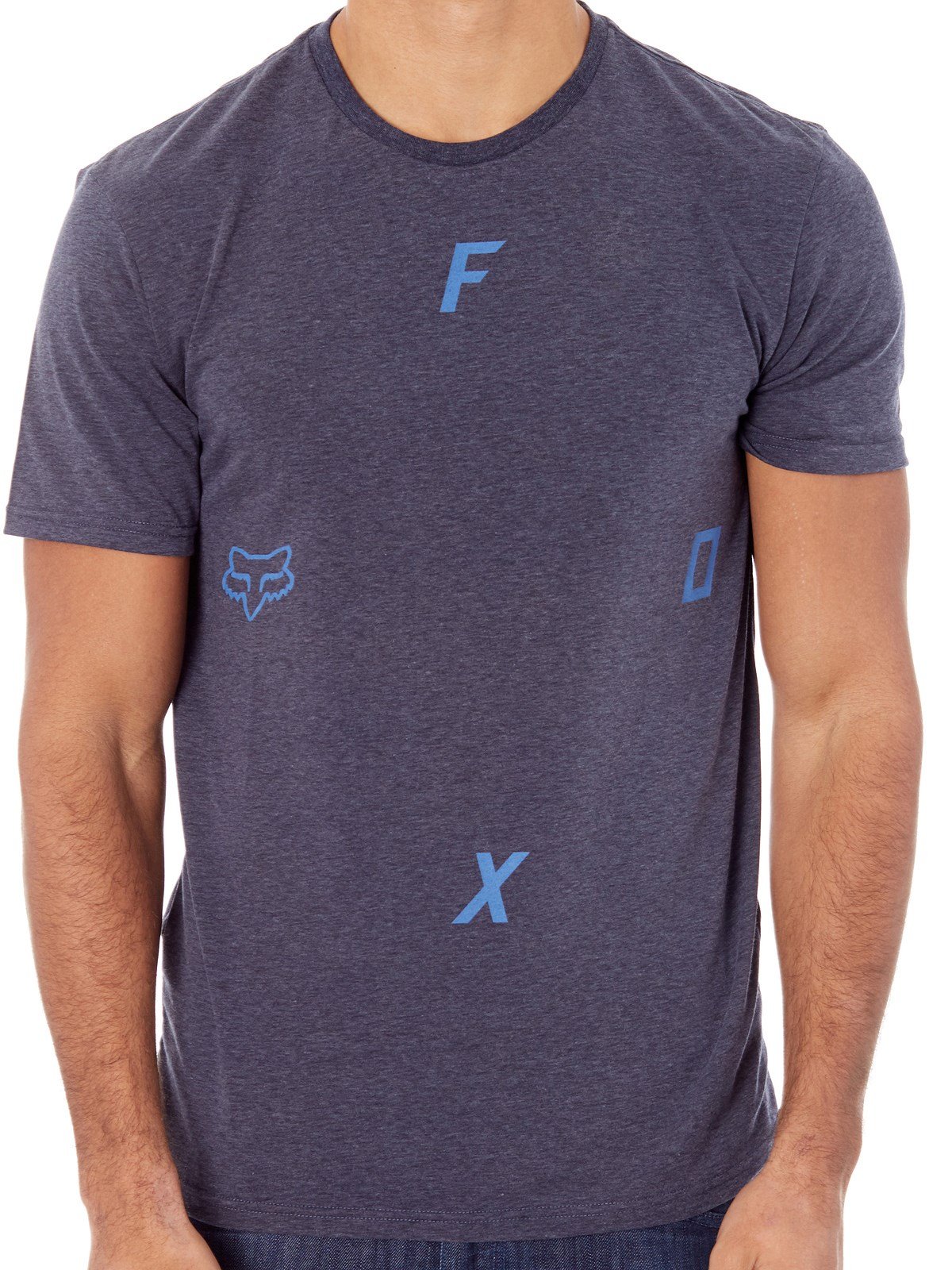 Fox T-Shirt Rawcus Tech Heather Midnight, Größe M von Fox Racing