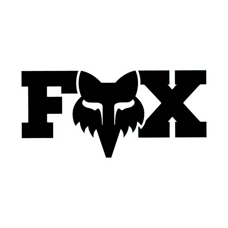 Fox Aufkleber 3" Blk von Fox