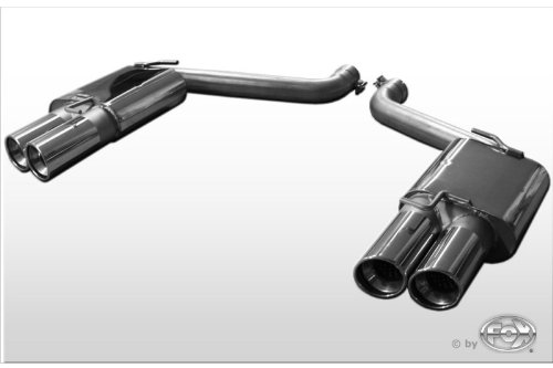 Fox CR100023-154 Endschalldämpfer Rechts/Links Doppelrohr von Fox