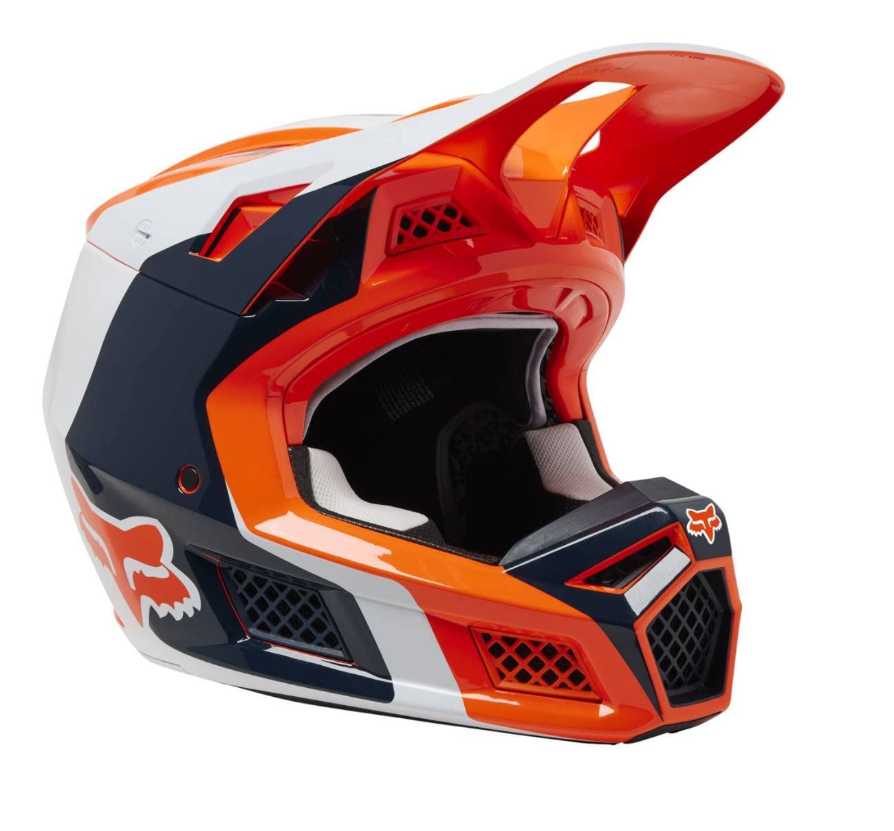 FOX Crosshelm V3 RS Efekt orange S MX Cross Offroad Helmet Offroad-Helm Enduro von FOX Factory