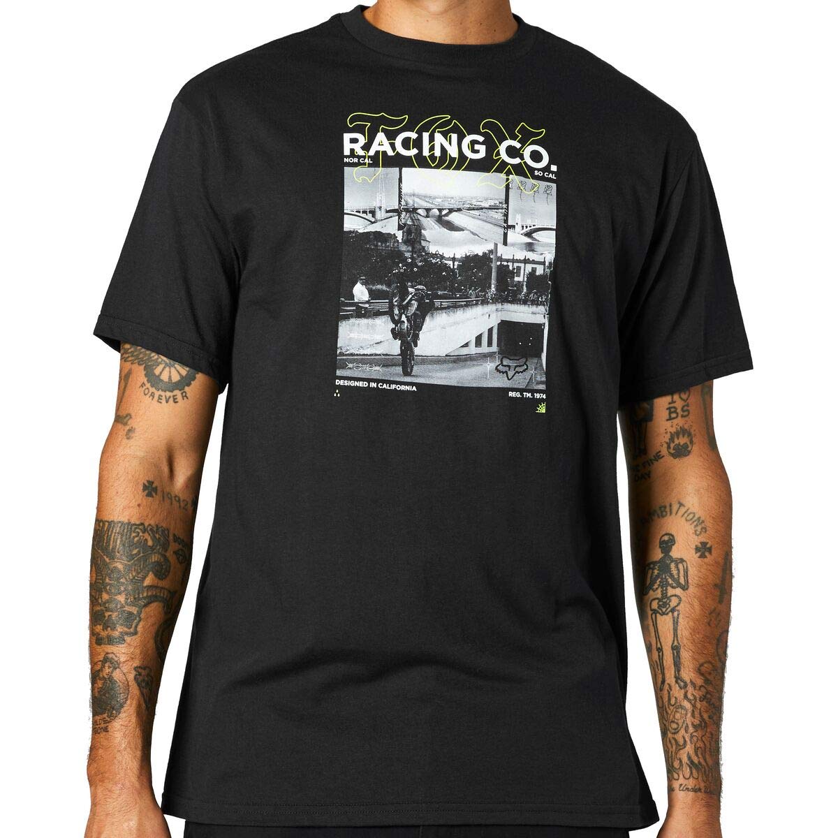 Fox Decrypted Ss Tee Black von Fox Racing