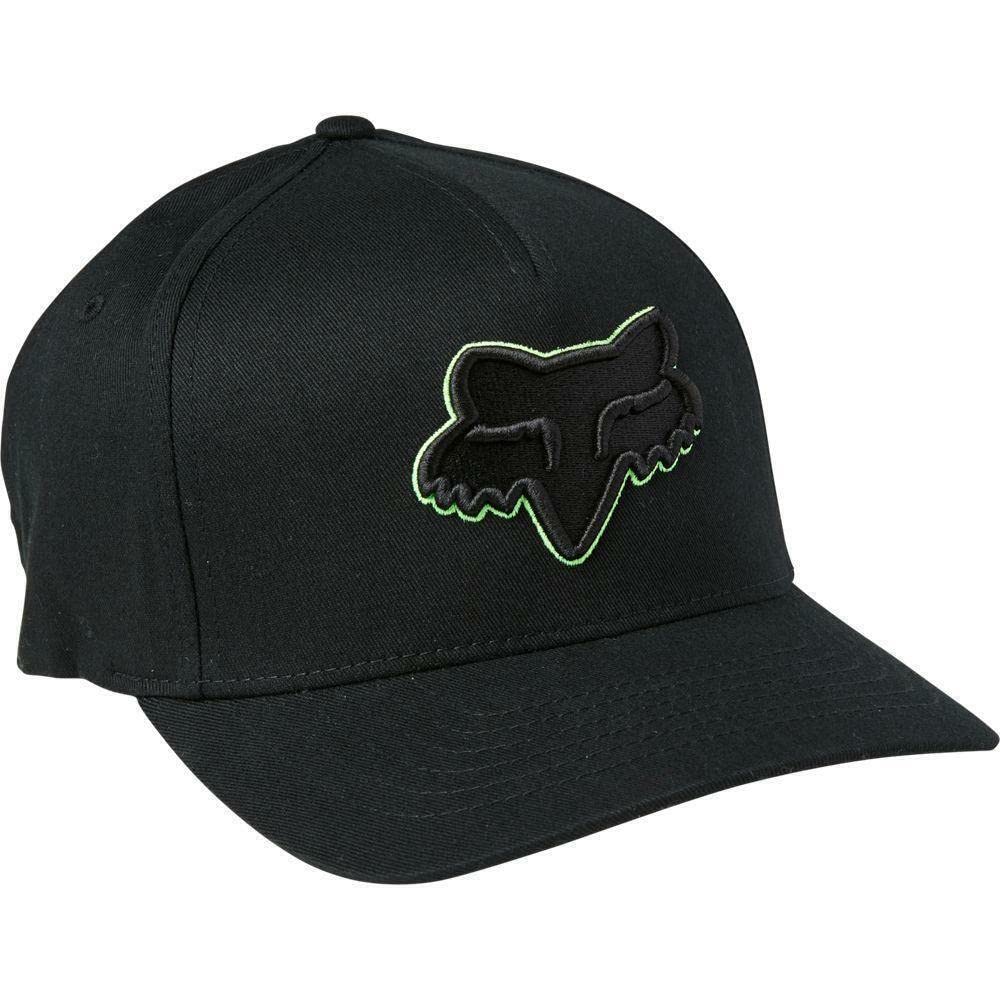 FOX Epicycle Flexfit 2.0 Hat Black/Green L/XL von Fox Racing