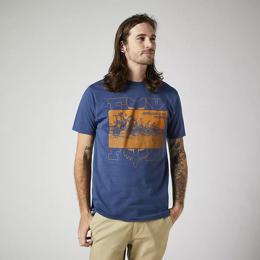 Fox Head Splitter Ss Premium Tee Dark Indigo von Fox