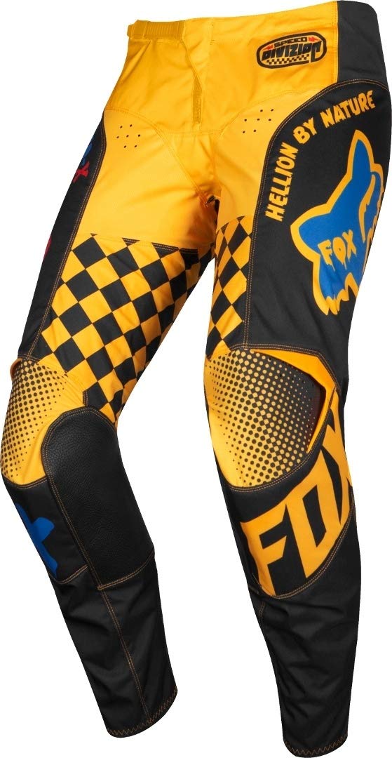 Fox Pants Junior 180 Czar Black/Yellow Y22 von Fox Racing