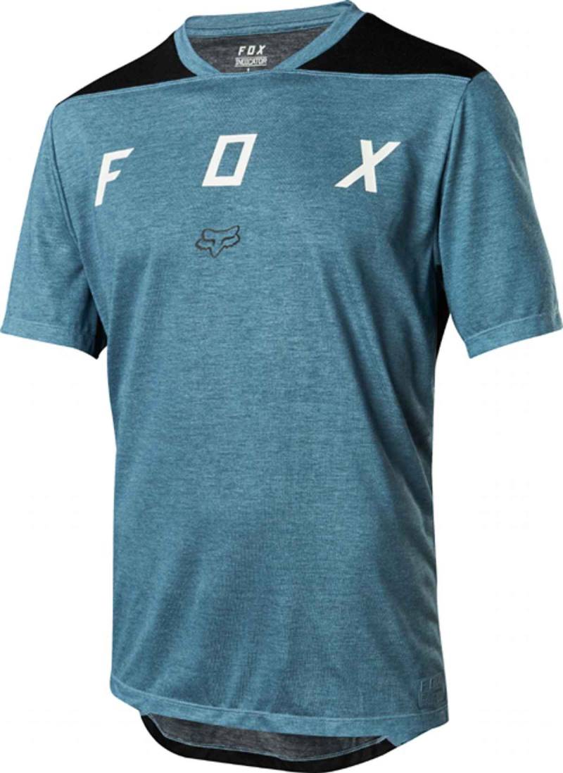 FOX Indicator Ss Mash Camo Jersey, Blau, Größe S von Fox Racing