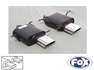 Fox MS100051-595 Endschalldämpfer von Fox