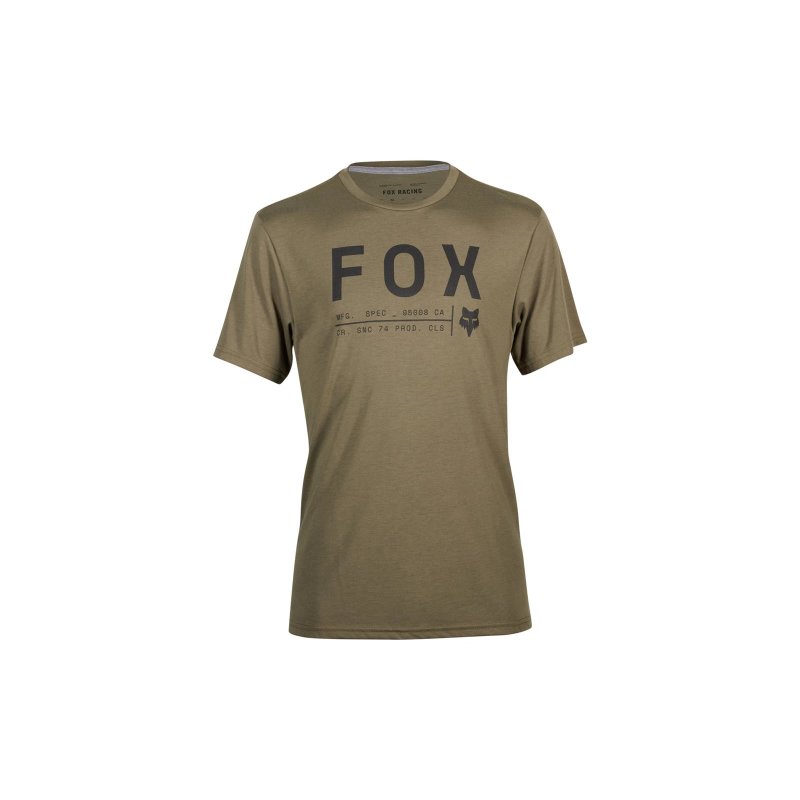 Fox Non Stop Tech T-Shirt Olv Grn Größe: M von Fox