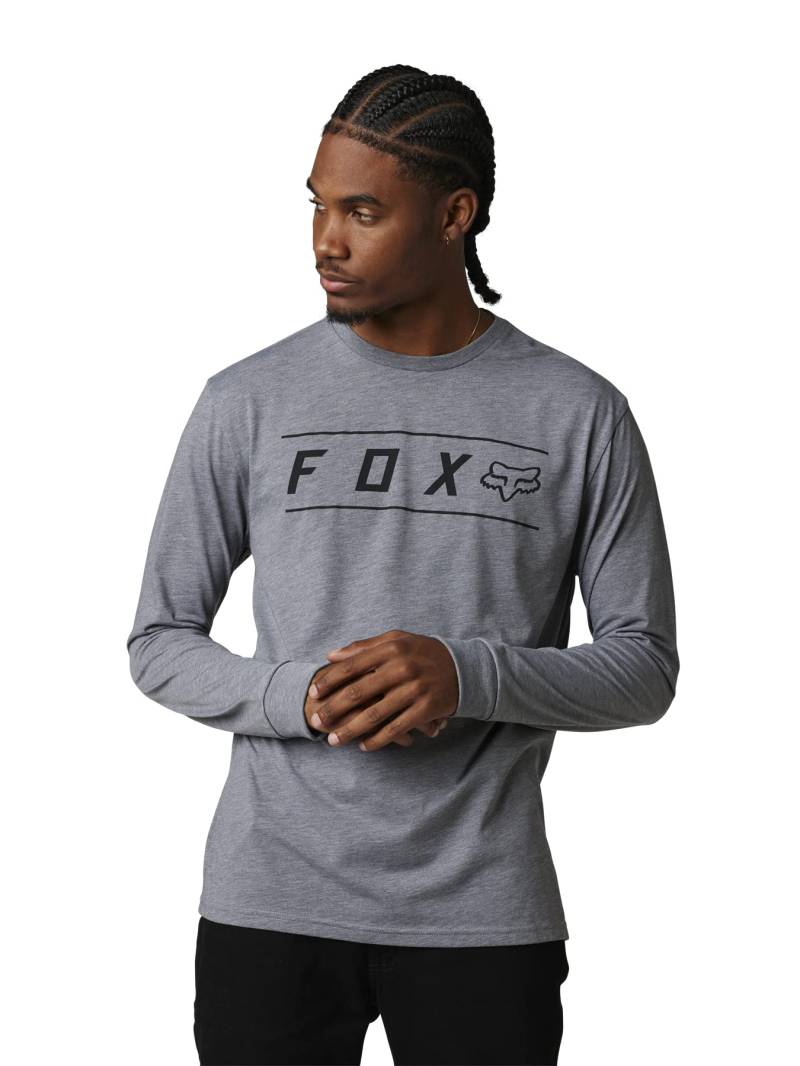 Fox Pinnacle Ls Tech Tee Heather Graphite von Fox Racing