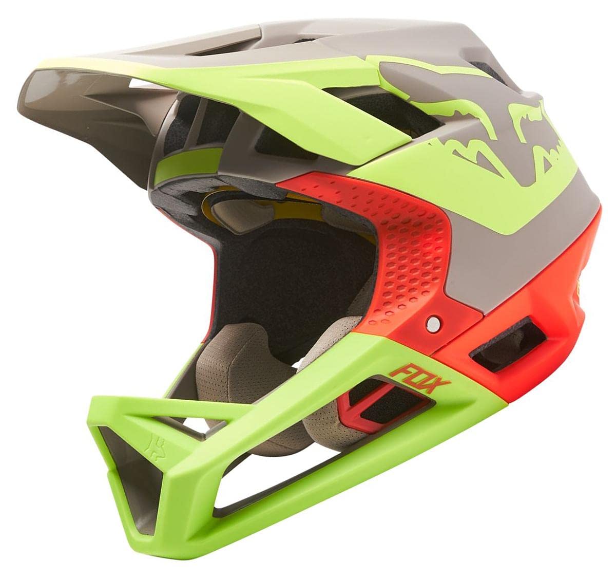 FOX Proframe Helmet Tuk, Ce Stone XL von Fox Racing