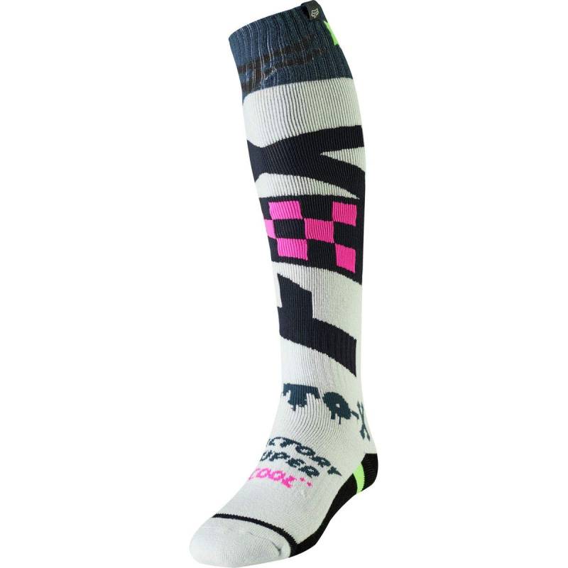 socks Fox Fri Thin Czar Light Grey S von Fox Racing