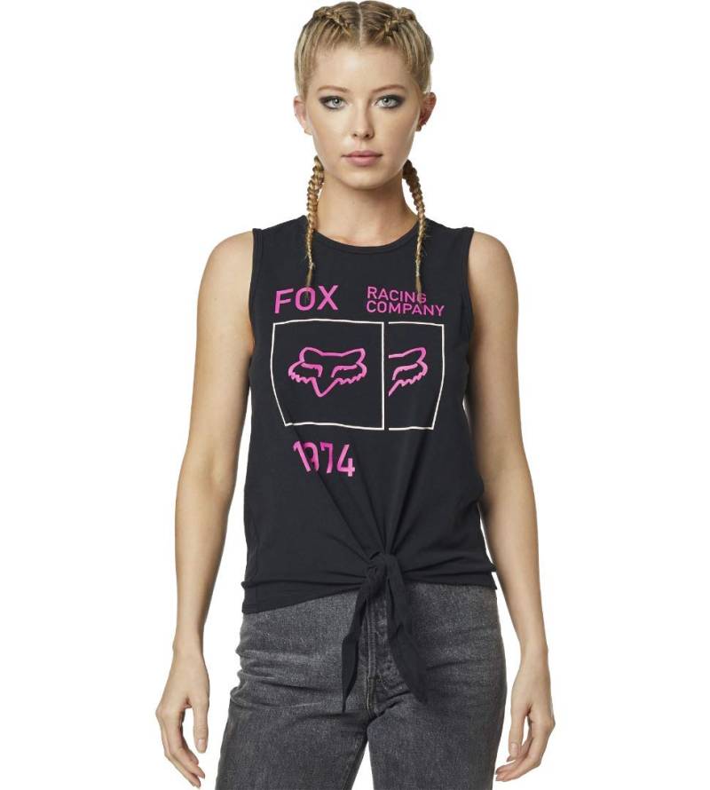 Fox Squared Tie Tank Black von Fox