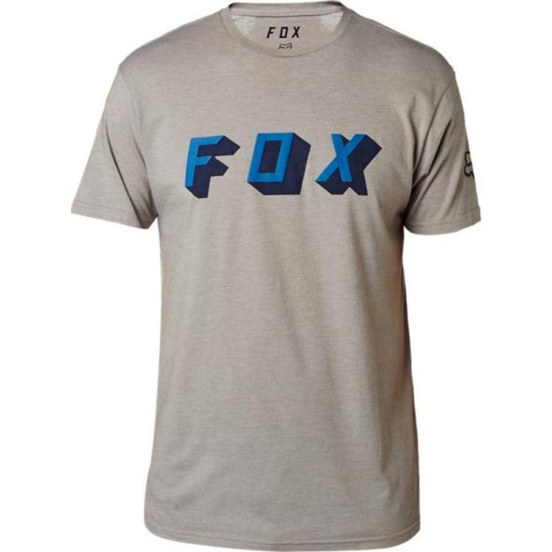 Fox T-Shirt Barring Premium, Grey, Größe L von Fox Racing