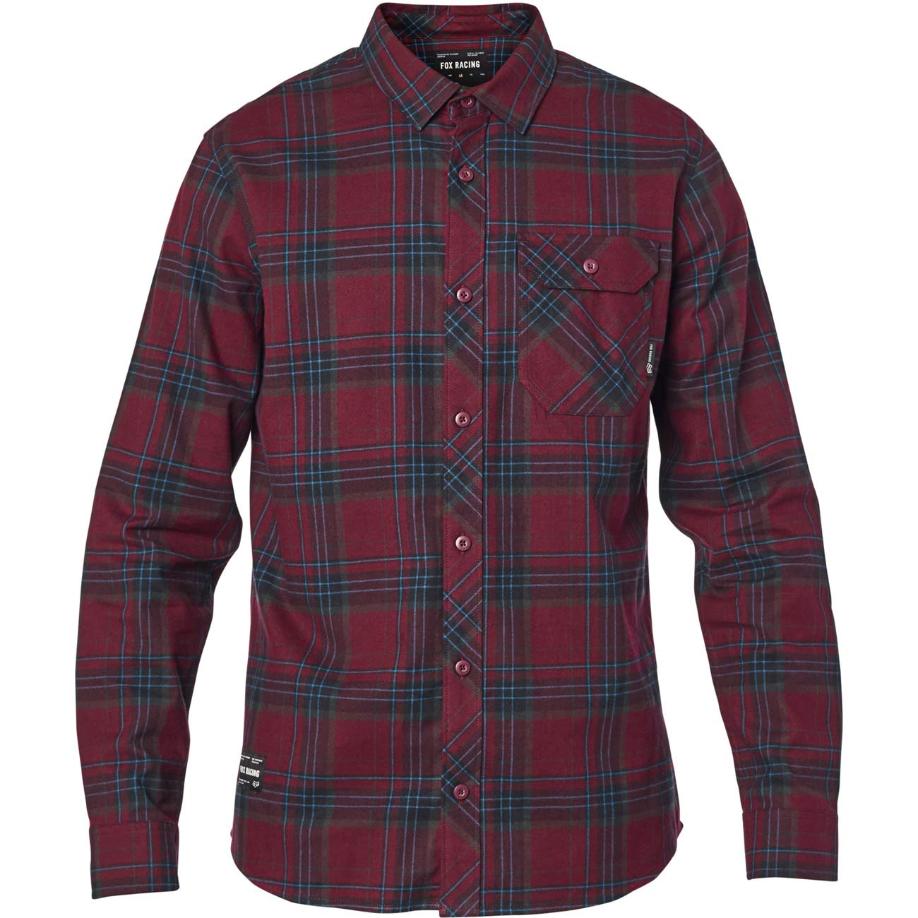 Fox Unisex-Adult Gamut Stretch Cranberry Flannel, 527, M von Fox Racing