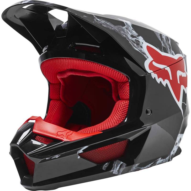 Fox V1 Karrera Helmet, Ece Black von Fox Racing