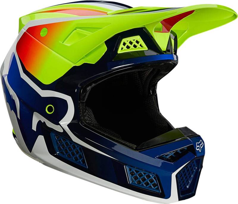 Fox V3 Rs Wired Helmet Yellow S von Fox Racing