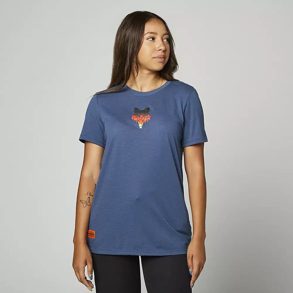 Fox W Skarz Ss Tee Dark Indigo von Fox