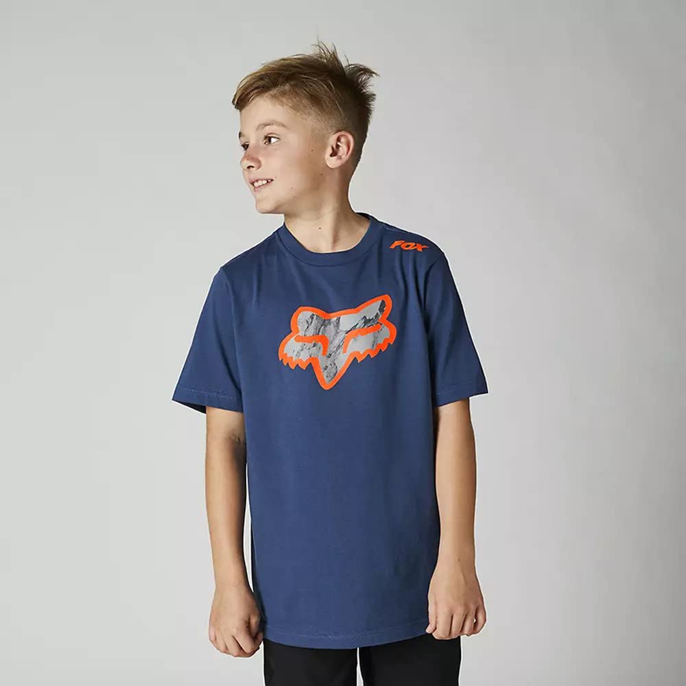 Fox Yth Karrera Head Ss Tee Dark Indigo von Fox