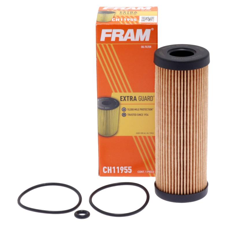 FRAM Extra Guard CH11955 Motorölfilter für ausgewählte Fahrzeugmodelle, 10.000 Kilometerwechsel von Fram