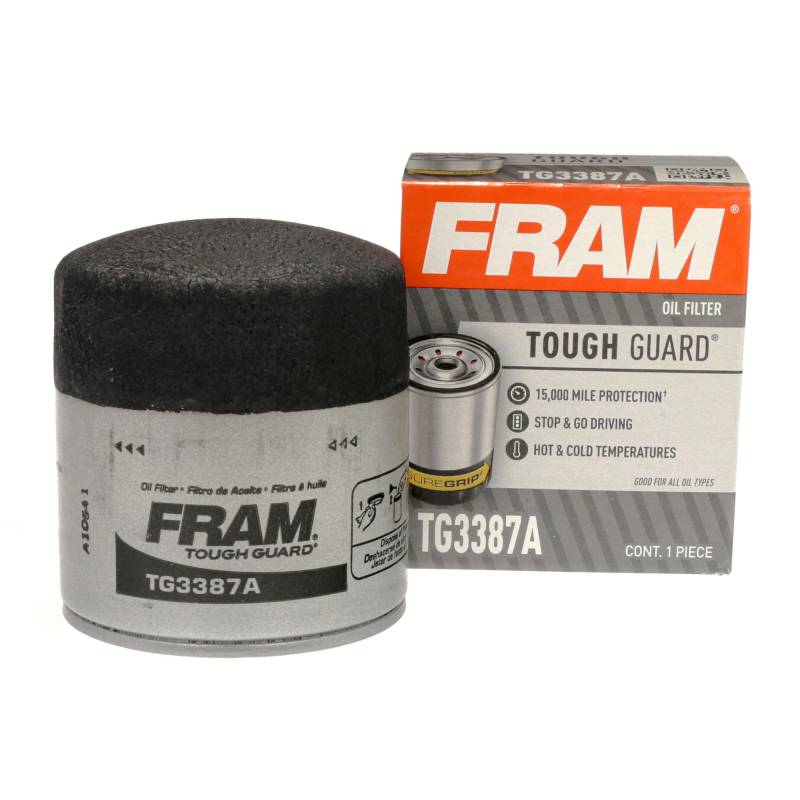 FRAM Tough Guard Ersatz-Ölfilter TG4967, entworfen für Intervall-Vollflussänderungen, die bis zu 15.000 km halten von Fram