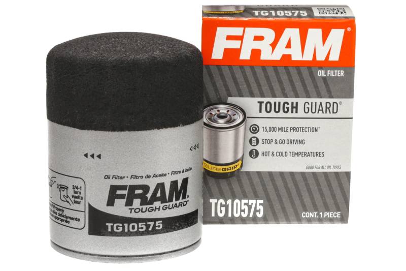 FRAM Tough Guard Ersatz-Ölfilter TG10575, entworfen für Intervallwechsel, die bis zu 15.000 km halten von Fram