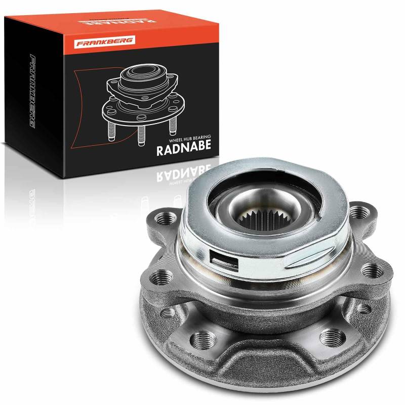 Frankberg 1x Radlager Radlagersatz Vorderachse mit ABS-Sensorring Kompatibel mit Laguna Coupe DT0/1 1.5L-3.5L 2008-2015 Laguna III BT0/1 2.0L-3.5L 2007-2015 Replace# 402100006R von Frankberg