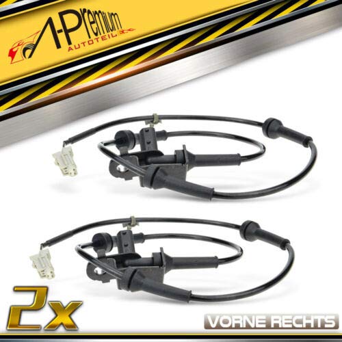 2x ABS Sensor Drehzahlsensor Raddrehzahlsensor Vorne Rechts für 350Z Z33 Coupe 350Z Roadster Alle Motoren Benzin 2002-2009 47910AL505 von Frankberg