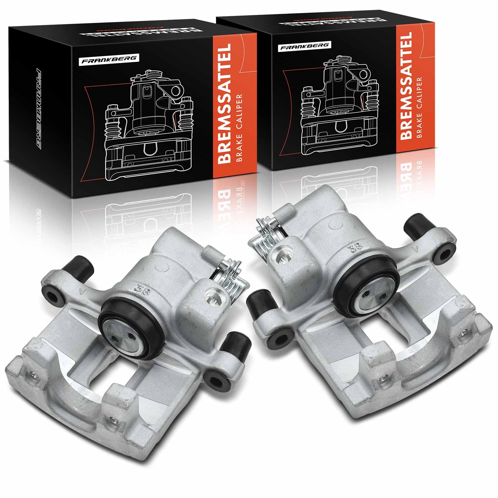 Frankberg 2x Bremssattel Hinterachse Kompatibel mit Espace IV JK0/1 2002-2015 Laguna II BG0/1 KG0/1 2001-2007 Megane II BM0/1 CM0/1 2004-2006 Replace# 7701049109 von Frankberg