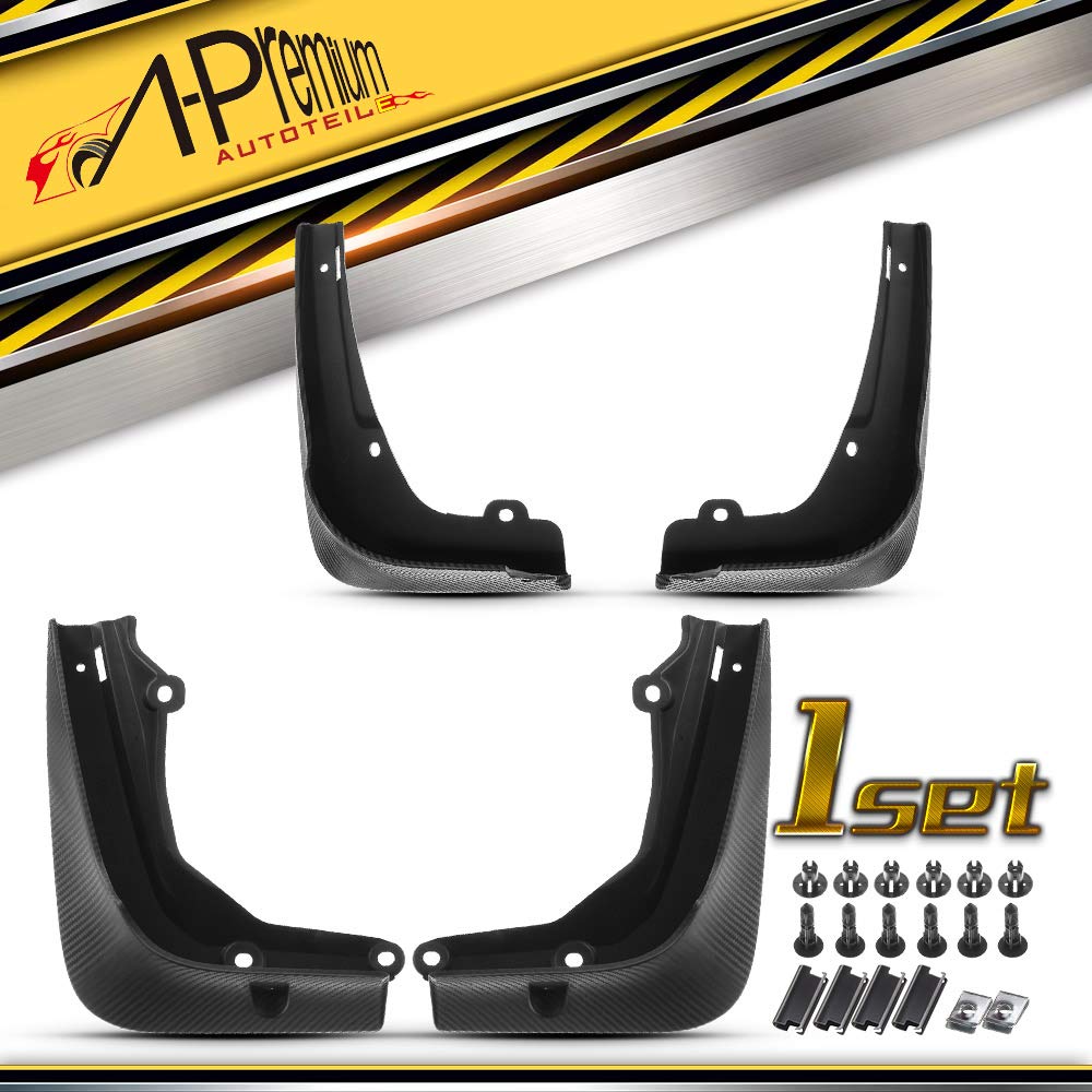 4x Spritzschutz Schmutzfänger Vorne Hinten Links und Rechts für Model S 5YJS 75 60D 75D 90D 100D P90D P100D 2017 2018 2019 von Frankberg