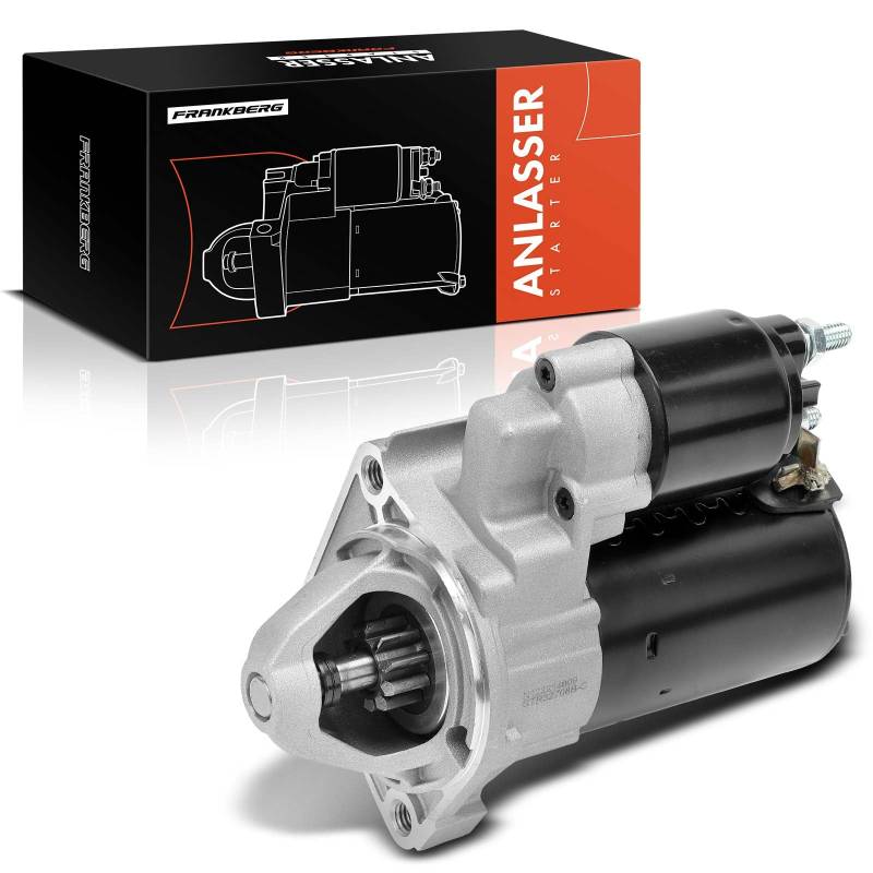 Frankberg 1x Anlasser Starter 1,1 KW Kompatibel mit Fiesta V JD JH 1.3L 2001-2008 Fiesta V Van 1.3L 2003-2005 KA RB 1.3L 1.6L 1996-2008 Street KA RL2 1.6L 2003-2005 von Frankberg