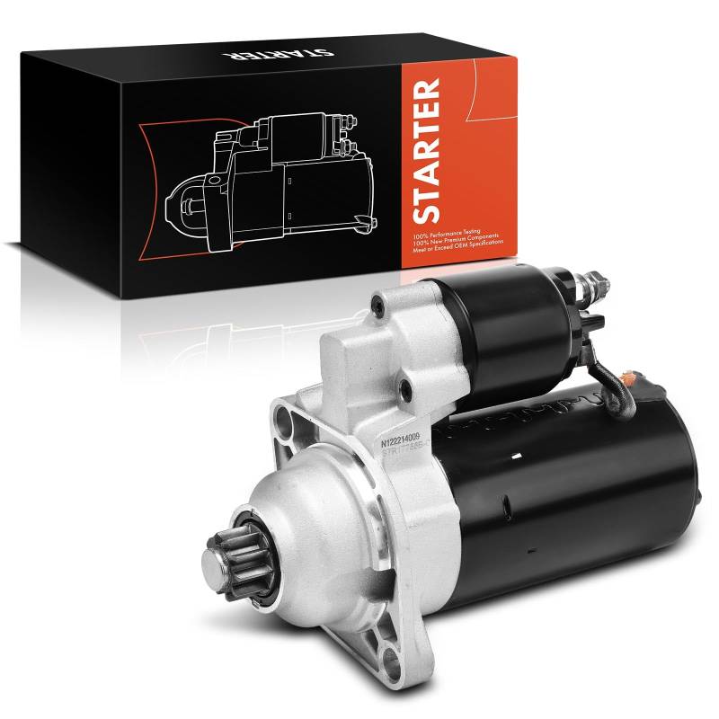 Frankberg 1x Anlasser Starter 2,0 KW Kompatibel mit Fabia I 6Y2 1.4L 1.9L 2000-2008 B.o.r.a 1J2 1.9L 1998-2005 Golf III 1H1 1.9L 1993-1997 Polo 9A 9N 1.4L 1.9L 2001-2009 von Frankberg