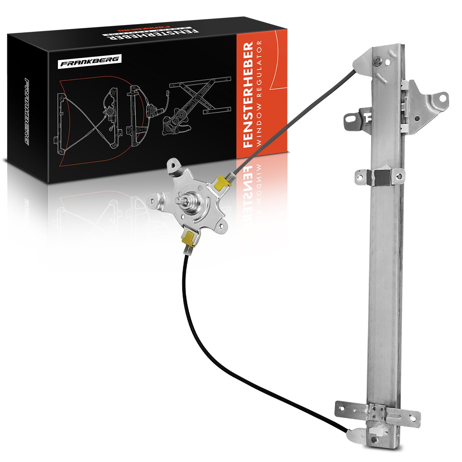 Frankberg 1x Fensterheber Vorne Rechts Manuell Kompatibel mit Navara D22 2.5L 2001-2004 Pick-up D22 2.4L-3.2L 1998-2005 Replace# 807202S400 von Frankberg