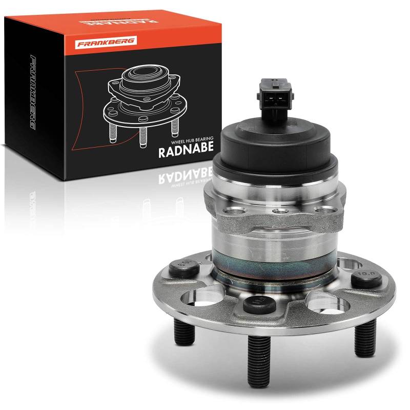 Frankberg 1x Radnabe Hinten Links Rechts mit integriertem ABS-Sensor Kompatibel mit i10 BA IA 1.0L 2013-2017 i10 BA IA 1.2L 2013-2017 Replace# 52750B9000 von Frankberg