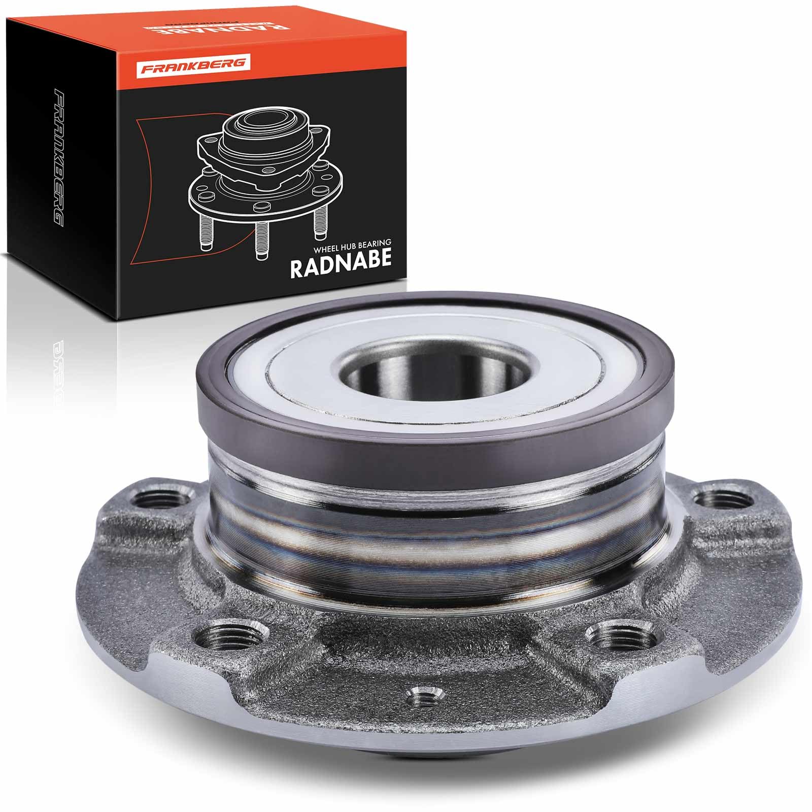 Frankberg 1x Radlager Radlagersatz Hinterachse mit unterstützt die ABS-Funktion Kompatibel mit C5 III RD 1.6 L-3.0L 2008-2010 508 I 8D SW I 8E 1.6L-2.2L Break RW TD Replace# 3748.87 von Frankberg