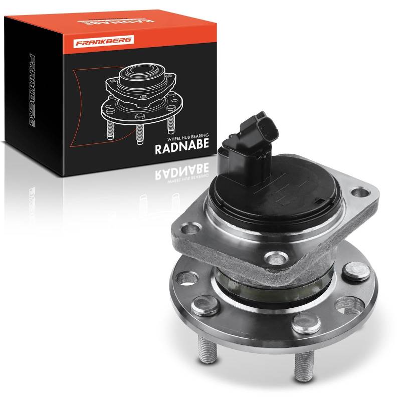 Frankberg Radlager Radlagersatz Hinten Mit integriertem ABS-Sensor Kompatibel mit Mondeo III B5Y B4Y 1.8L-3.0L 2000-2007 J.a.g.u.a.r X-Type CF1 2.0L-2.5L 2001-2009 Replace# 1124904 von Frankberg