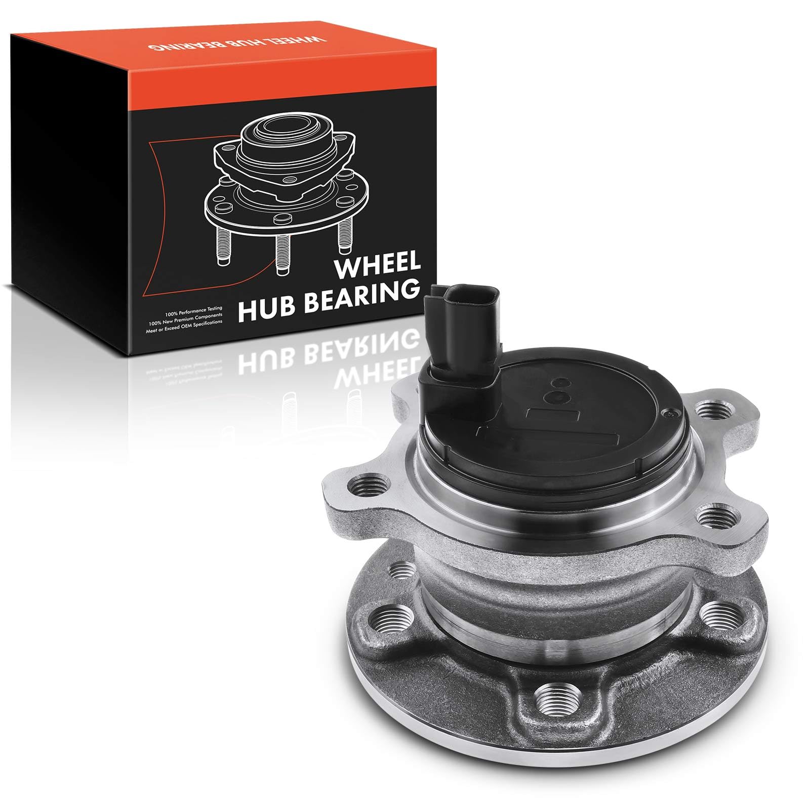 Frankberg 1x Radnabe Radlagersatz mit Integriertem ABS Sensor Hinterachse Kompatibel mit S60 II 134 Stufenheck 2010-2018 XC70 II 136 Kombi 2009-2016 V60 I 155 157 Kombi Replace# 31277808 von Frankberg