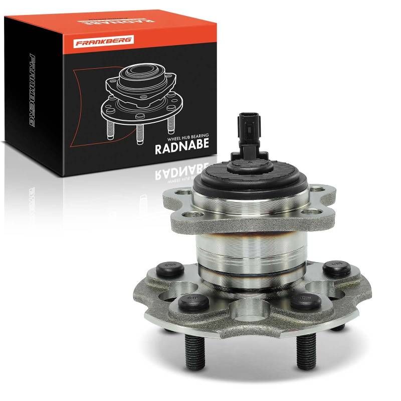 Frankberg 1x Radnabe Radlagersatz mit integriertem ABS-Sensor Hinterachse Links or Rechts Kompatibel mit Verso R2 1.6L 1.8L 2.0L 2.2L 2009-2018 Replace# 424500F020 von Frankberg