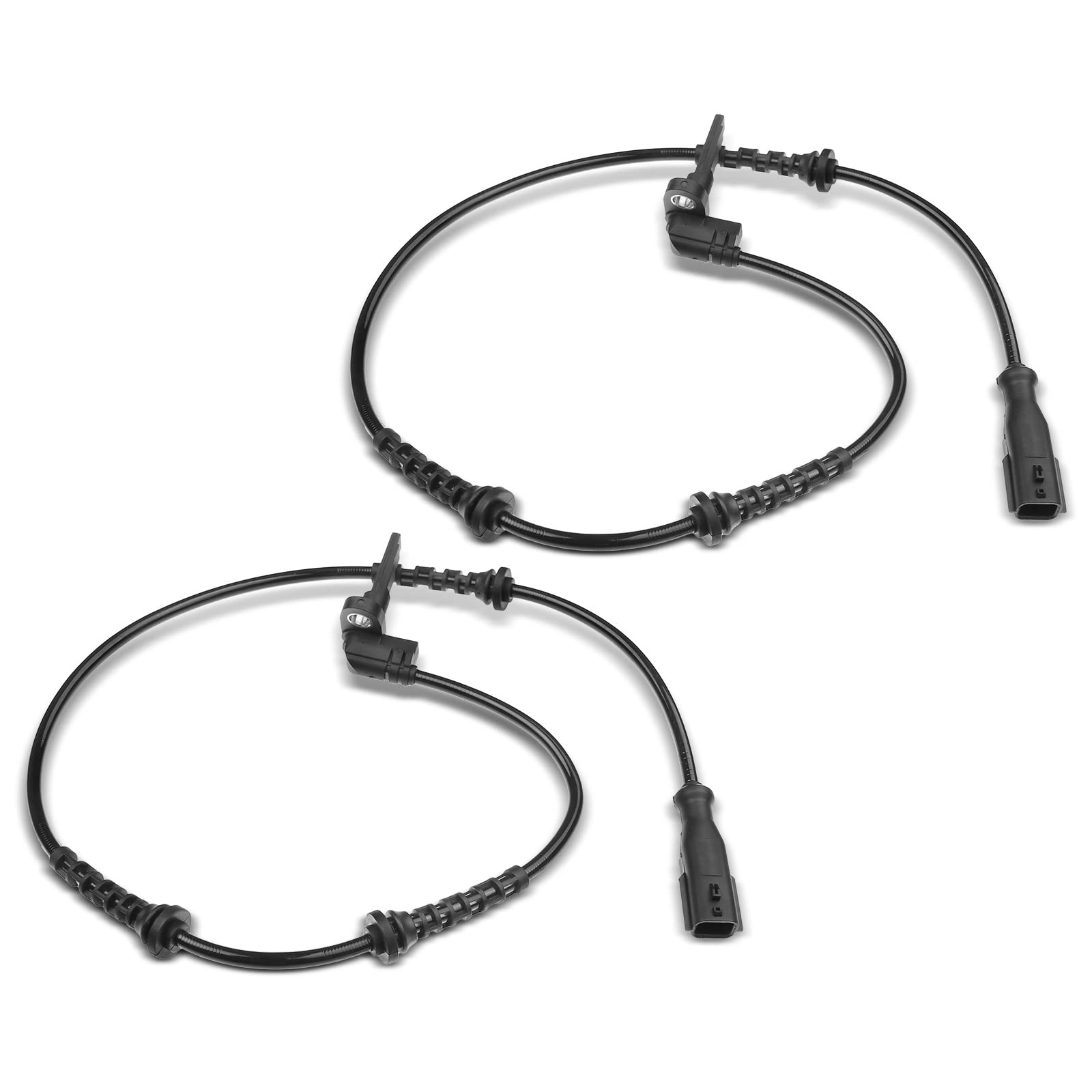 Frankberg 2x ABS Sensor 2-Polig Vorne Kompatibel mit M.e.g.a.n.e III DZ0/1 BZ0/1 1.2L-2.0L 2008-2021 Grand Scénic III JZ0/1 1.2L-2.0L 2009-2021 Replace# 479109155R von Frankberg