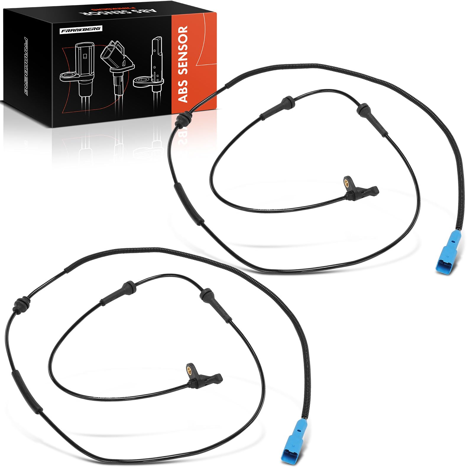 Frankberg 2x ABS Sensor Hinten Links Rechts Kompatibel mit C5 I DC 1.8L-3.0L 2001-2004 C5 I Break DE 1.8L-3.0L 2001-2004 C5 Kasten/Kombi DE 2.0L 2.2L 2002 Replace# 454587 von Frankberg